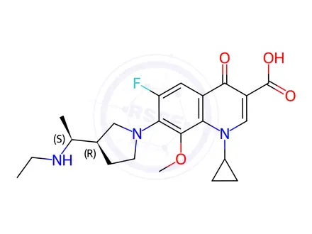Chemical structure of Lascufloxacin Impurity 80