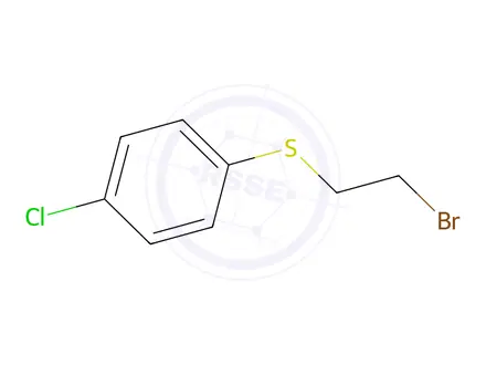 Chemical structure of 1-[(2-bromoethyl)sulfanyl]-4-chlorobenzene