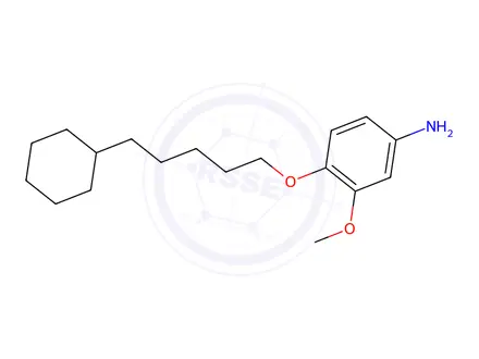 Chemical structure of 4-((5-Cyclohexylpentyl)oxy)-3-methoxyaniline