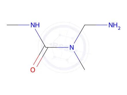 Chemical structure of N-(aminomethyl)-N,N'-dimethylurea
