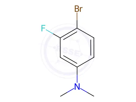 Chemical structure of 4-Bromo-3-fluoro-N,N-dimethylaniline
