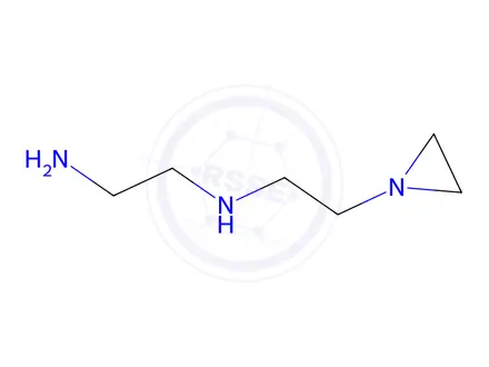 Chemical structure of AZIRIDINE TRIMER