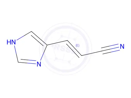 Chemical structure of (E)-3-(1H-Imidazol-5-yl)acrylonitrile