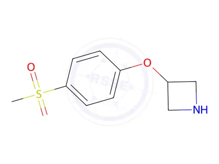 Chemical structure of 3-(4-(Methylsulfonyl)phenoxy)azetidine