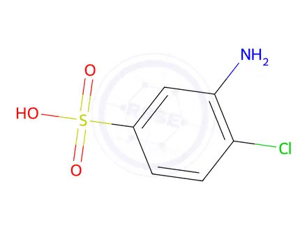 Chemical structure of 3-Amino-4-chlorobenzenesulfonic acid