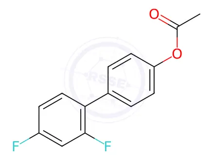 Chemical structure of Diflunisal Impurity 8