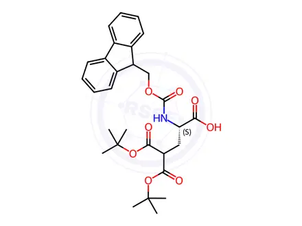 Chemical structure of Fmoc-Gla(OtBu)2-OH