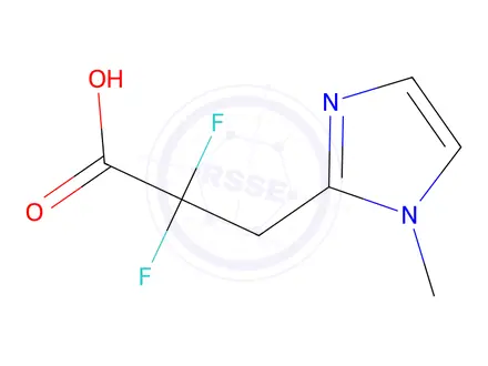 Chemical structure of 2,2-Difluoro-3-(1-methyl-1h-imidazol-2-yl)propanoic acid