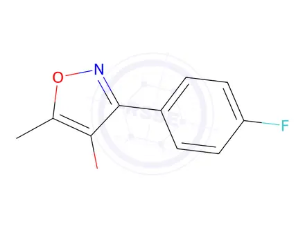 Chemical structure of 3-(4-Fluorophenyl)-5-methyl-1,2-oxazol-4-ol