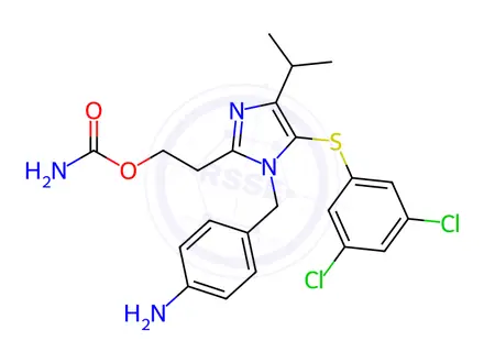 Chemical structure of Capravirine Impurity 26