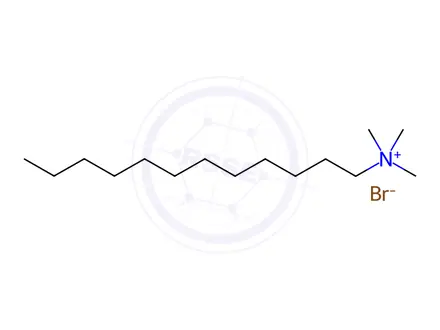 Chemical structure of Dodecyltrimethylammonium bromide in methanol