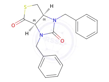 Chemical structure of Biotin Impurity 1
