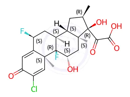 Chemical structure of Halometasone Impurity 12