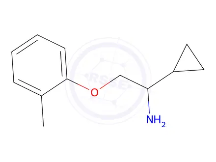 Chemical structure of [1-Cyclopropyl-2-(2-methylphenoxy)ethyl]amine