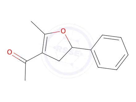 Chemical structure of 1-(2-Methyl-5-phenyl-4,5-dihydrofuran-3-yl)ethanone