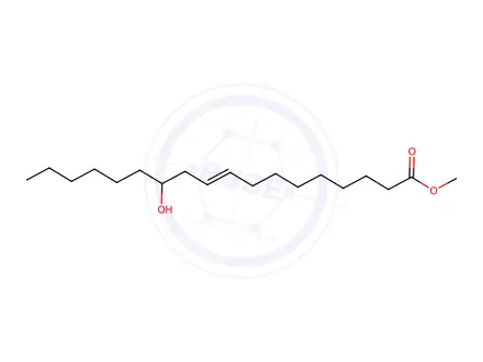 Chemical structure of Methyl 12-hydroxyoctadec-9-enoate
