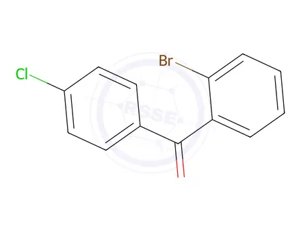Chemical structure of (2-Bromophenyl)(4-chlorophenyl)methanone