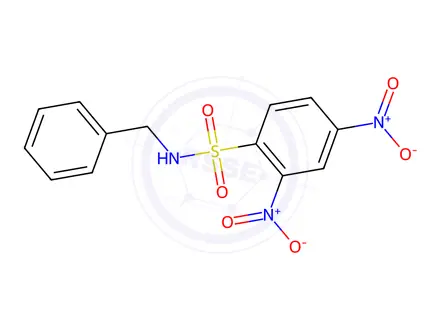 Chemical structure of N-Benzyl-2,4-dinitrobenzenesulfonamide