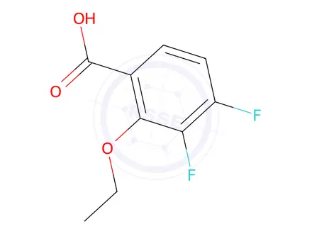 Chemical structure of 2-Ethoxy-3,4-difluorobenzoic acid