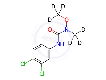 Chemical structure of Linuron-d6 (methyl-d3,methoxy-d3)
