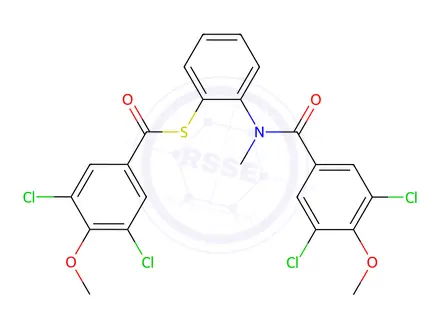 Chemical structure of Dotinurad Impurity 253