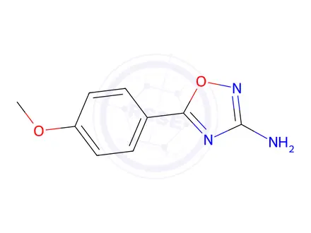 Chemical structure of 5-(4-Methoxyphenyl)-1,2,4-oxadiazol-3-amine
