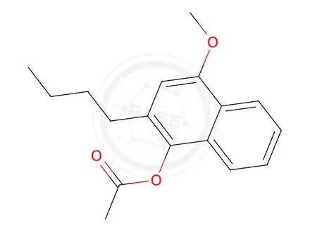 Chemical structure of U66858