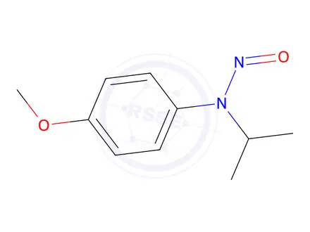 Chemical structure of 4-Methoxy-N-(1-methylethyl)-N-nitrosobenzenamine