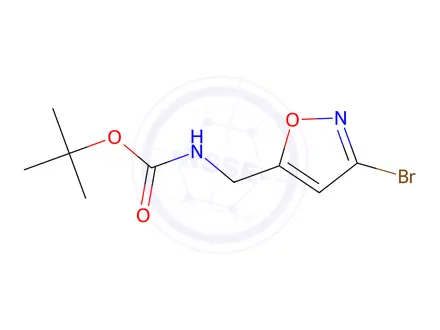 Chemical structure of 3-BROMO-5-(N-BOC)AMINOMETHYLISOXAZOLE