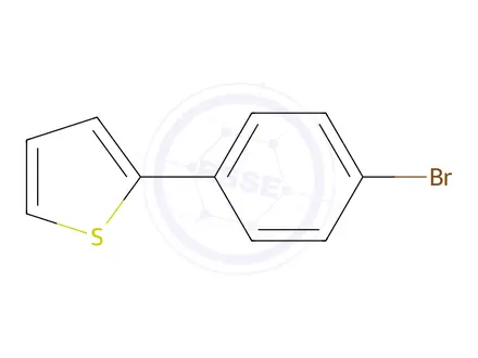 Chemical structure of 2-(4-Bromophenyl)thiophene