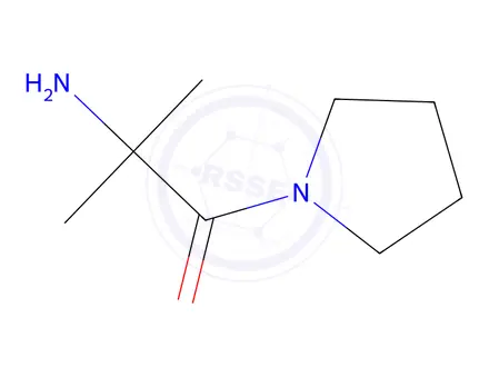 Chemical structure of 2-Amino-2-methyl-1-(pyrrolidin-1-yl)propan-1-one