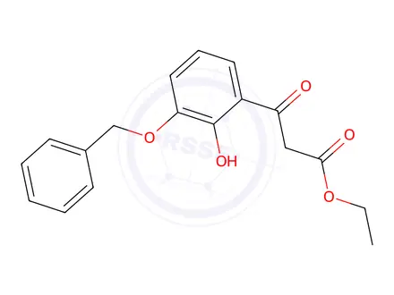 Chemical structure of Ethyl (2’-Hydroxy-3’-benzyloxybenzoyl)acetate