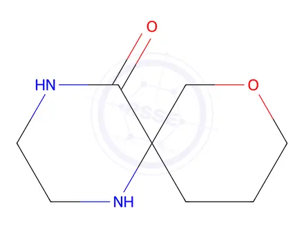Chemical structure of 8-Oxa-1,4-diazaspiro[5.5]Undecan-5-one