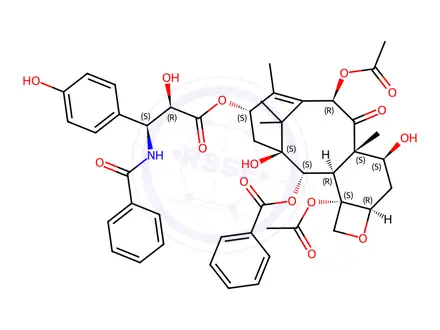 Chemical structure of 3'-p-Hydroxytaxol