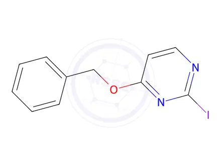 Chemical structure of 4-(Benzyloxy)-2-iodopyrimidine
