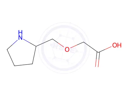 Chemical structure of (2-pyrrolidinylmethoxy)acetic acid