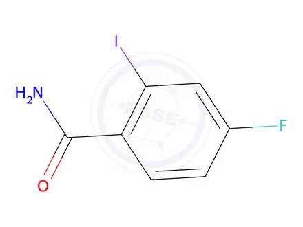 Chemical structure of 4-Fluoro-2-iodobenzamide