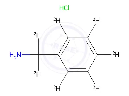 Chemical structure of Benzyl-d7-amine HCl