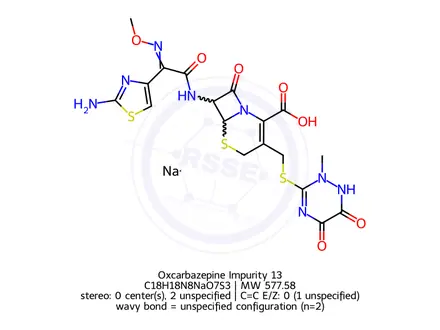Chemical structure of Oxcarbazepine Impurity 13
