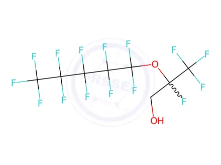 Chemical structure of 2,3,3,3-Tetrafluoro-2-(perfluorpentoxy)propan-1-ol