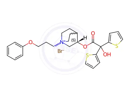 Chemical structure of Aclidinium Bromide Impurity 3((S)-Aclidinium Bromide)