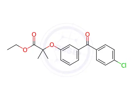 Chemical structure of Fenofibrate Impurity 80