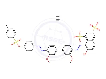 Chemical structure of Acid Red 128