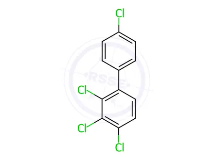 Chemical structure of 2,3,4,4'-Tetrachlorobiphenyl