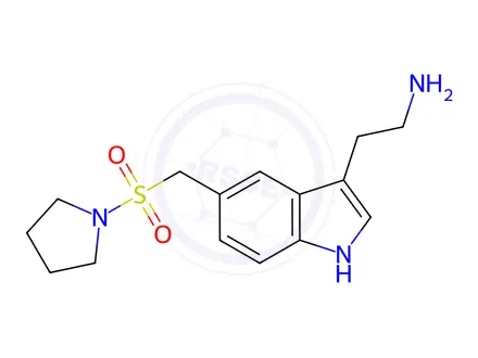 Chemical structure of Almotriptan Impurity 2 (Almotriptan EP Impurity D)(Almotriptan N,N-Didesmethyl)