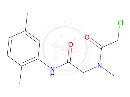Chemical structure of 2-Chloro-N-(2-((2,5-dimethylphenyl)amino)-2-oxoethyl)-N-methylacetamide