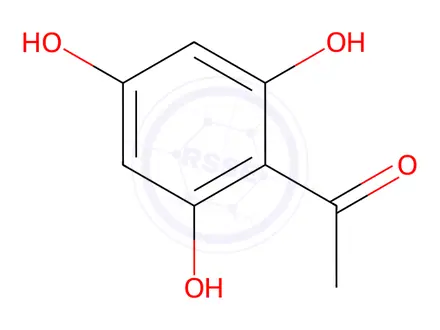 Chemical structure of 1-(2,4,6-Trihydroxyphenyl)Ethan-1-One