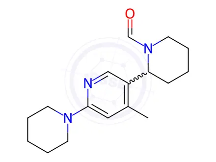 Chemical structure of 2-(4-Methyl-6-(piperidin-1-yl)pyridin-3-yl)piperidine-1-carbaldehyde