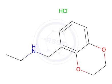 Chemical structure of (2,3-dihydro-1,4-benzodioxin-5-ylmethyl)(ethyl)amine hydrochloride