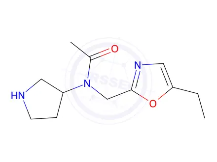 Chemical structure of n-((5-Ethyloxazol-2-yl)methyl)-N-(pyrrolidin-3-yl)acetamide